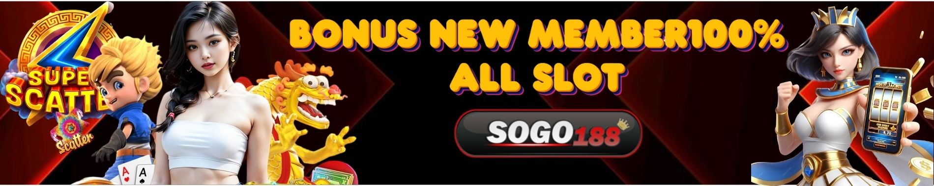 BONUS NEW MEMBER100%
