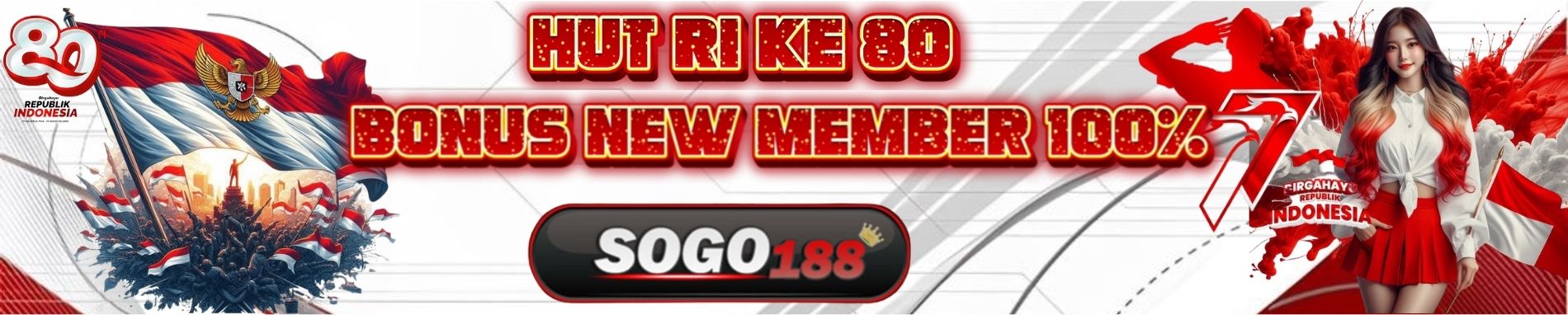 Even Agustus Bonus100% New Member